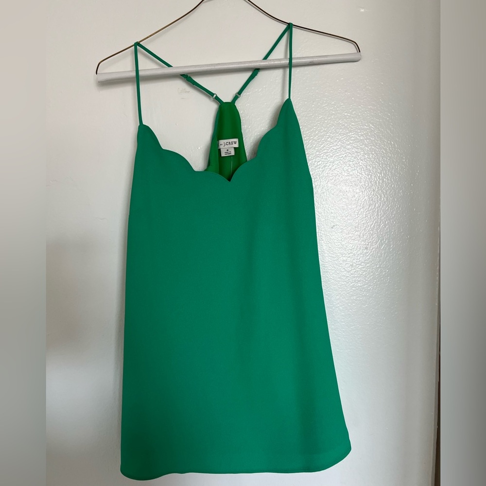 J Crew Scalloped Cami Top (totally new, never worn)